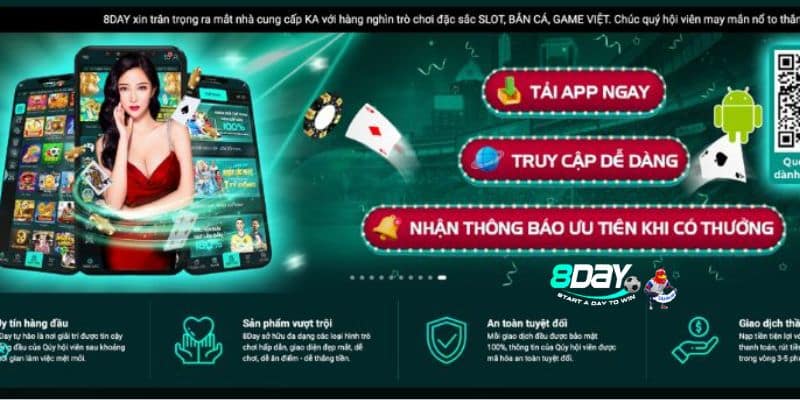 Những điểm nổi bật của trang web cá cược 8day uy tín